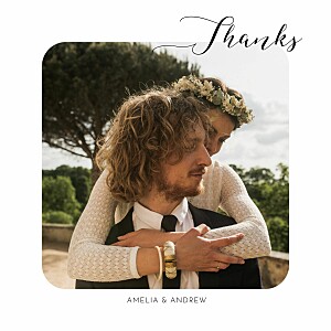 Tender moments white traditional wedding thank you cards Tender moments white traditional wedding thank you cards