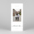 Save The Dates Rustic promise (bookmark) white - View 4