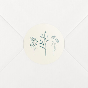 Wedding Envelope Stickers Floral Minimalist Beige Wedding Envelope Stickers Floral Minimalist Beige