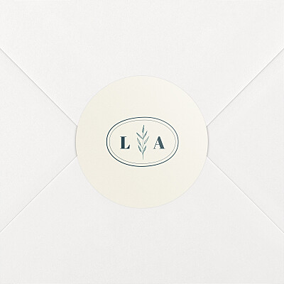 Floral minimalist beige wedding stickers Floral minimalist beige wedding stickers