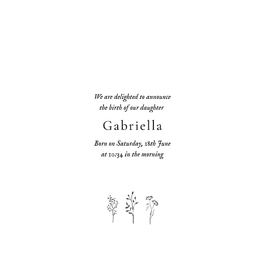 Baby Announcements Floral minimalist (medallion) beige - Page 3 Baby Announcements Floral minimalist (medallion) beige - Page 3