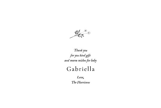 Baby Thank You Cards Floral minimalist (6 photos) beige - Page 3 Baby Thank You Cards Floral minimalist (6 photos) beige - Page 3