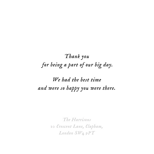 Wedding Thank You Cards Framed to perfection (foil) white - Page 3 Wedding Thank You Cards Framed to perfection (foil) white - Page 3
