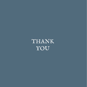 Wedding Thank You Cards Baby's breath (foil) blue Wedding Thank You Cards Baby's breath (foil) blue