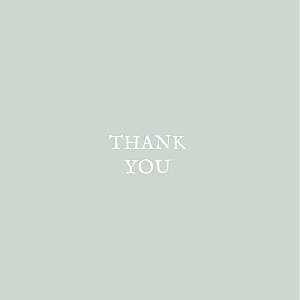 Baby's breath (foil) green green wedding thank you cards Baby's breath (foil) green green wedding thank you cards