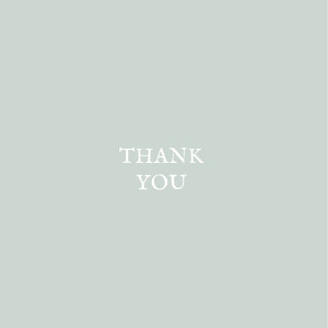 Wedding Thank You Cards Baby's breath (foil) green Wedding Thank You Cards Baby's breath (foil) green