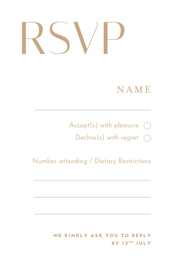 RSVP Cards The big day (small) blue