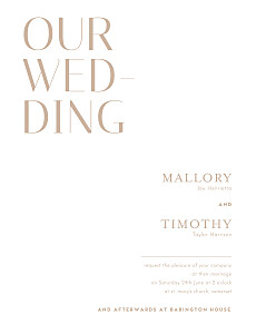 The big day (portrait) orange orange wedding invitations The big day (portrait) orange orange wedding invitations