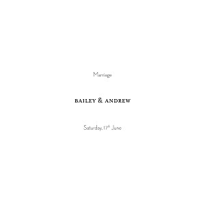 Springs eternal (foil) white wedding invitations Springs eternal (foil) white wedding invitations