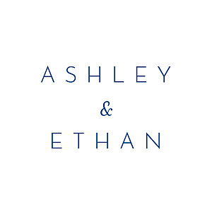 Calligraphie blue wedding gift tags Calligraphie blue wedding gift tags