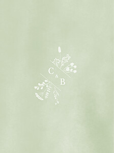 Summer solstice green guest information cards Summer solstice green guest information cards