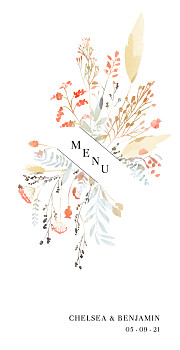 Summer solstice white wedding menus Summer solstice white wedding menus