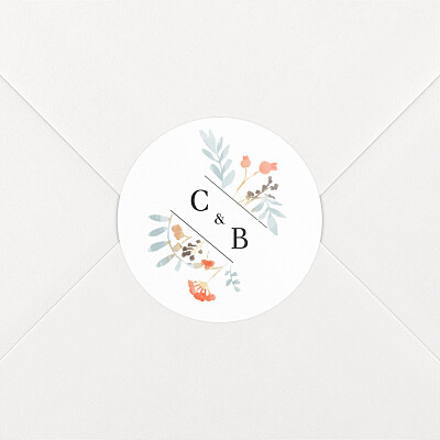 Summer solstice white wedding stickers Summer solstice white wedding stickers