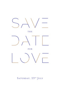 Save The Dates Love Code Blue