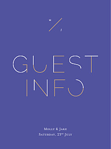 Love code blue guest information cards Love code blue guest information cards