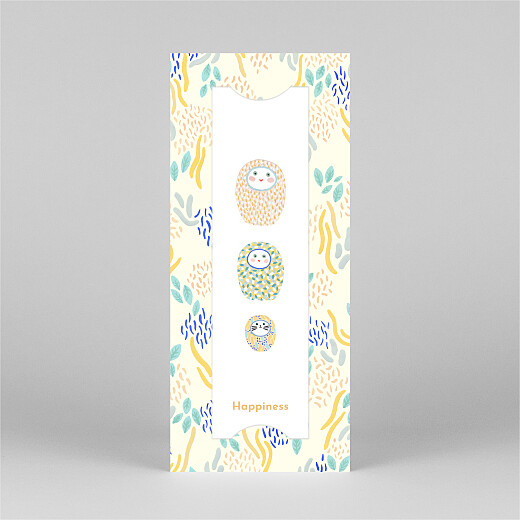 Baby Thank You Cards Lucky charm by dodo toucan (1 child) yellow - View 2 Baby Thank You Cards Lucky charm by dodo toucan (1 child) yellow - View 2