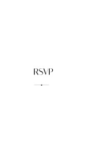 RSVP Cards Insignia White