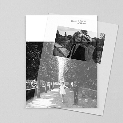 Today & always portrait (vellum) white wedding thank you cards Today & always portrait (vellum) white wedding thank you cards