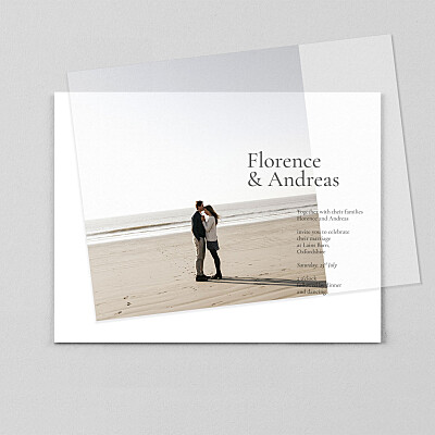 Today & always (vellum) white le collectif wedding invitations Today & always (vellum) white le collectif wedding invitations