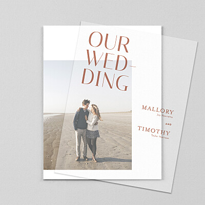 The big day (overlay) red green wedding invitations The big day (overlay) red green wedding invitations