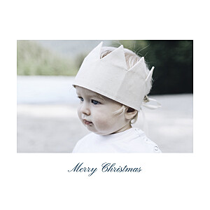 Minimalist frame (foil) square white white christmas cards Minimalist frame (foil) square white white christmas cards