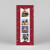 Christmas Cards Elegant foliage (bookmark) red - View 2