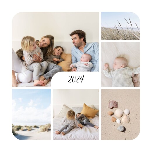 Christmas Cards Tender Moments (Photos) White - Front Christmas Cards Tender Moments (Photos) White - Front