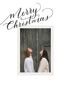 It's cold outside (4 pages) white christmas cards It's cold outside (4 pages) white christmas cards