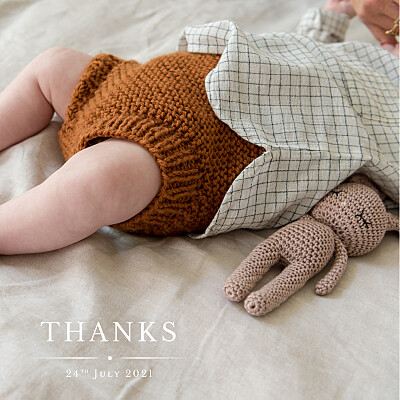 Baby Thank You Cards Nice detail white finition Baby Thank You Cards Nice detail white finition