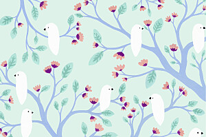 Dodo toucan - dreaming green notecards Dodo toucan - dreaming green notecards