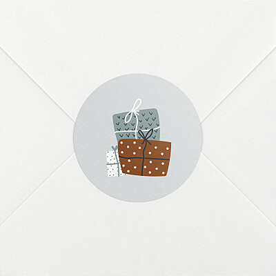 Winter gifts blue christmas stickers Winter gifts blue christmas stickers