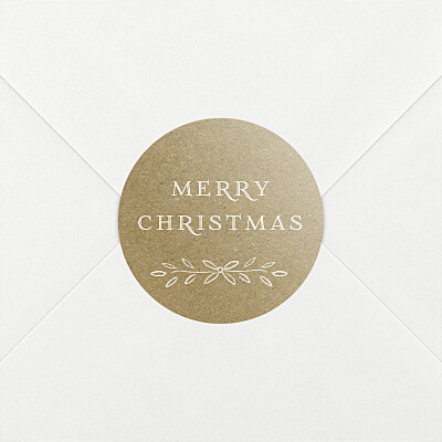 Poem kraft christmas stickers Poem kraft christmas stickers