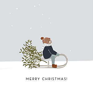 Winter snow 2 white christmas cards Winter snow 2 white christmas cards