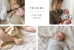 Baby Thank You Cards Sweet moments (5 photos) white - Page 1