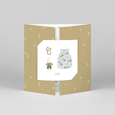 Sweet dreams (gatefold) yellow yellow baby thank you cards Sweet dreams (gatefold) yellow yellow baby thank you cards