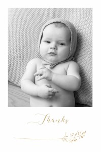 Baby Thank You Cards Country Meadow Sand