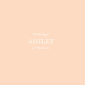 Baby's breath (foil) pink pink christening invitations Baby's breath (foil) pink pink christening invitations