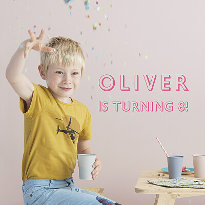 Kids Party Invitations The photo pink finition 孩子聚会邀请照片粉红色的finition