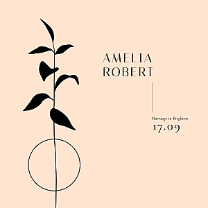 Ikebana pink pink wedding invitations Ikebana pink pink wedding invitations