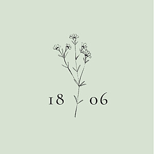 Floral minimalist green girls christening gift tags Floral minimalist green girls christening gift tags
