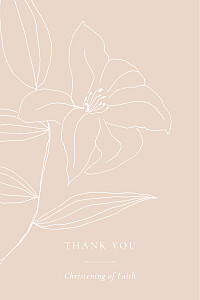 Serenity pink pink baby thank you cards Serenity pink pink baby thank you cards