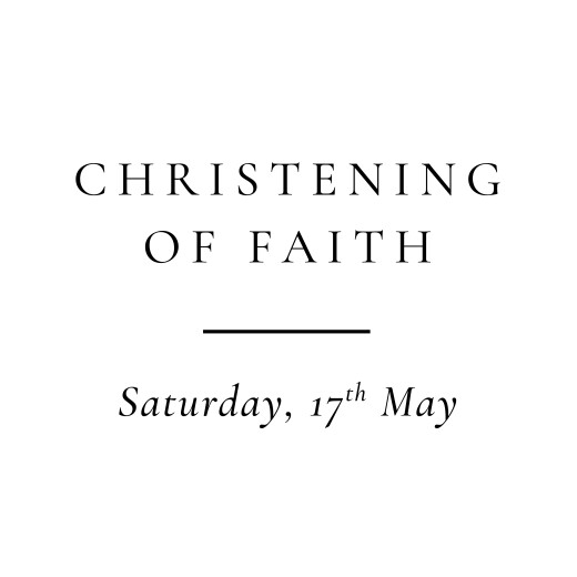 Christening Gift Tags Serenity White - Front Christening Gift Tags Serenity White - Front