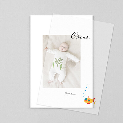 Once upon a time (vellum) ocean blue baby thank you cards Once upon a time (vellum) ocean blue baby thank you cards