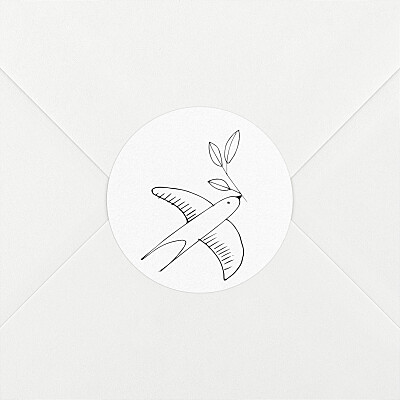 Unity white christening stickers Unity white christening stickers