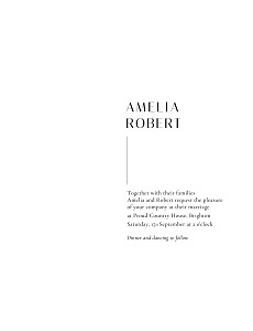 Ikebana portrait (foil) white white wedding invitations Ikebana portrait (foil) white white wedding invitations