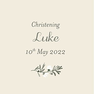 Divine white beige christening gift tags Divine white beige christening gift tags