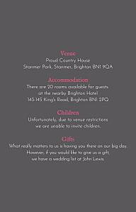 Flower crown brown white guest information cards Flower crown brown white guest information cards