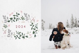 Christmas Cards Winter Wreath