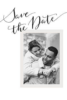 Happily ever after white save the dates Happily ever after white save the dates