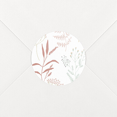 Liberty leave pink baby stickers Liberty leave pink baby stickers